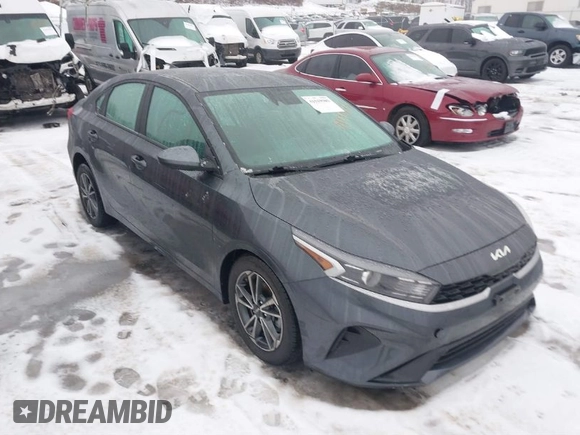 2023 Kia Forte LXS with VIN 3KPF24AD9PE643669, listed as a IAAI auction lot 41519585 with 49,769 mi miles. Bid and sale history available at carsss.com. Image 1.