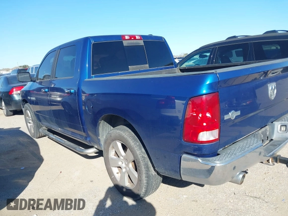 2009 Dodge 1500 SLT with VIN 1D3HB13T49J501786, listed as a IAAI auction lot 41726367 with 205,546 mi miles and . Bid and sale history available at DreamBid. Image 3.