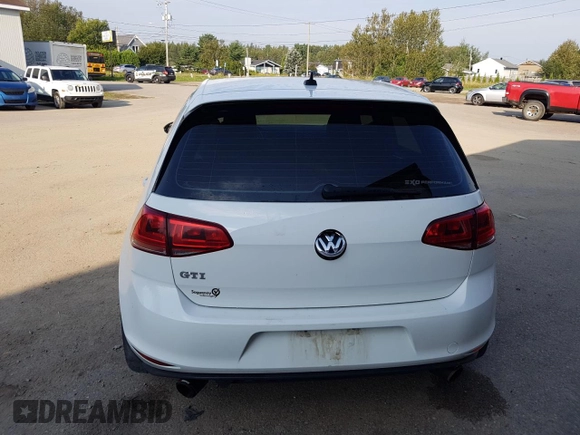 2017 Volkswagen GTI S with VIN 3VW4T7AU9HM053417, listed as a Copart auction lot 68977944 with Not Provided miles and Salvage Title. Bid and sale history available at DreamBid. Image 6.