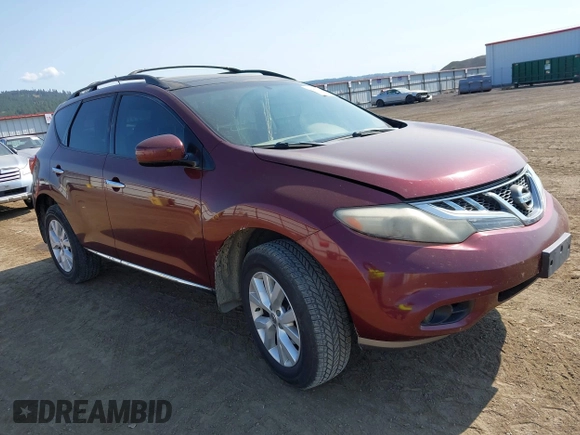 2011 Nissan Murano SL z VIN JN8AZ1MW3BW155242, wystawiony jako IAAI lot #42422158 z przebiegiem 165 785 mil mil oraz . Historia ofert i sprzedaży dostępna na DreamBid. Obrazek 1.