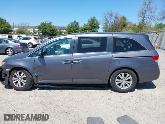 2014 Honda Odyssey EX z VIN 5FNRL5H41EB075642, wystawiony jako IAAI lot #42059718 z przebiegiem 120 817 mil mil oraz . Historia ofert i sprzedaży dostępna na DreamBid. Obrazek 13.