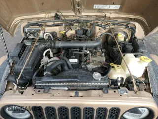1999 Jeep Wrangler Sahara with VIN 1J4FY49S7XP468754, listed as a Copart auction lot 44618515 with 181,922 mi miles and Salvage Title. Bid and sale history available at carsss.com. Image 11.