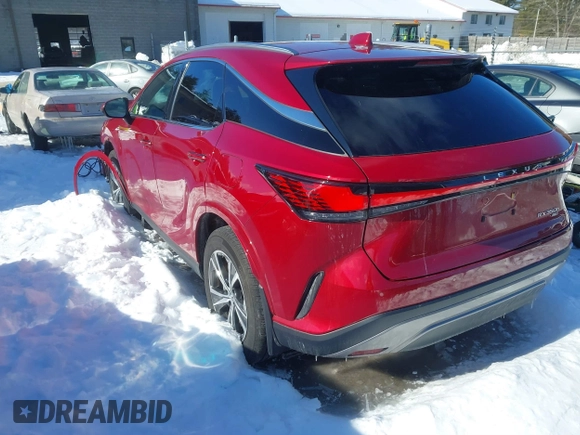 2023 Lexus RX with VIN 2T2BBMCAXPC013459, listed as a IAAI auction lot 41595950 with 17,336 mi miles. Bid and sale history available at carsss.com. Image 3.