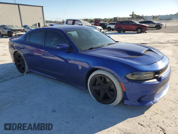 2019 Dodge Charger SRT Hellcat with VIN 2C3CDXL95KH692621, listed as a Copart auction lot 83531354 with 12,932 mi miles and Clean Title. Bid and sale history available at DreamBid. Image 4.