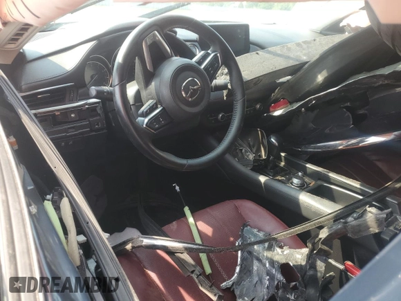 2021 Mazda 6 Carbon Edition with VIN JM1GL1WY6M1606461, listed as a Copart auction lot 51743485 with Not Provided miles and Non Repairable. Bid and sale history available at DreamBid. Image 8.
