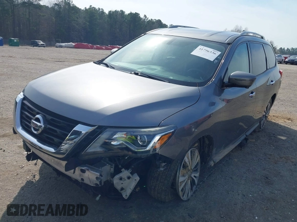 2019 Nissan Pathfinder S z VIN 5N1DR2MN5KC642848, wystawiony jako IAAI lot #41796336 z przebiegiem 69 783 mil mil oraz . Historia ofert i sprzedaży dostępna na DreamBid. Obrazek 19.