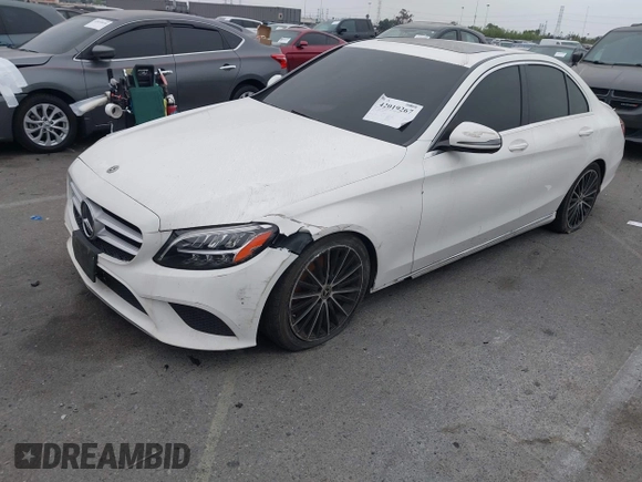 2019 Mercedes-Benz C 300 with VIN 55SWF8DB0KU290584, listed as a IAAI auction lot 42019267 with 88,717 mi miles and . Bid and sale history available at DreamBid. Image 2.