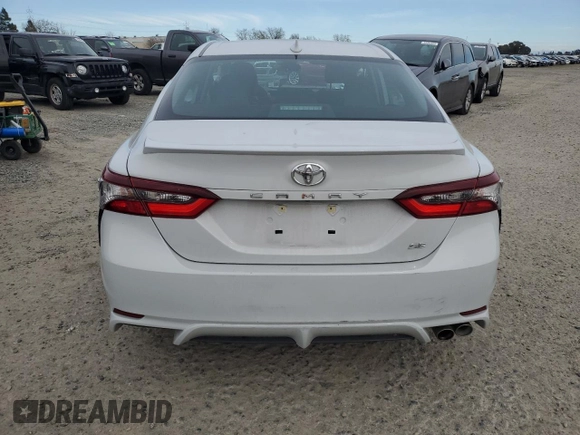 2023 Toyota Camry SE with VIN 4T1G11AK8PU139888, listed as a Copart auction lot 44609775 with 10,931 mi miles and Salvage Title. Bid and sale history available at DreamBid. Image 6.