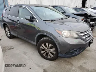 2013 Honda CR-V EX with VIN 2HKRM4H52DH641615, listed as a Copart auction lot 82585154 with 132,056 mi miles and Salvage Title. Bid and sale history available at DreamBid. Image 4.