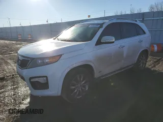 2013 Kia Sorento SX with VIN 5XYKWDA23DG381678, listed as a Copart auction lot 46503395 with 119,364 mi miles and Salvage Title. Bid and sale history available at carsss.com. Image 1.