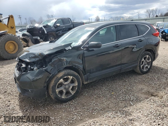2017 Honda CR-V EX with VIN 5J6RW2H52HL051022, listed as a Copart auction lot 52494905 with 138,064 mi miles and Salvage Title. Bid and sale history available at carsss.com. Image 1.