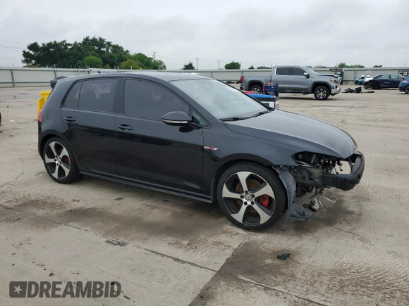 2015 Volkswagen Golf GTI SE with VIN 3VW5T7AU7FM032812, listed as a Copart auction lot 54594495 with 67,789 mi miles and Salvage Title. Bid and sale history available at carsss.com. Image 4.