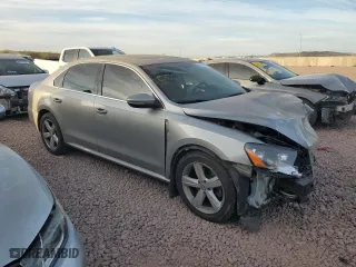 2012 Volkswagen Passat SE with VIN 1VWBH7A38CC092395, listed as a Copart auction lot 87015864 with 176,150 mi miles and Salvage Title. Bid and sale history available at carsss.com. Image 4.