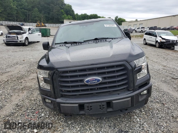 2017 Ford F-150 XL with VIN 1FTEW1EP7HKE32407, listed as a Copart auction lot 57762285 with 83,361 mi miles and Salvage title. Bid and sale history available at DreamBid. Image 5.