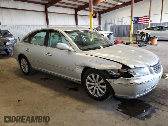 2010 Hyundai Azera GLS with VIN KMHFC4DD7AA473519, listed as a Copart auction lot 71422234 with 120,080 mi miles and Salvage title. Bid and sale history available at DreamBid. Image 4.