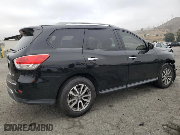 2013 Nissan Pathfinder SV with VIN 5N1AR2MN9DC669802, listed as a Copart auction lot 59578515 with 118,816 mi miles and Salvage title. Bid and sale history available at DreamBid. Image 3.