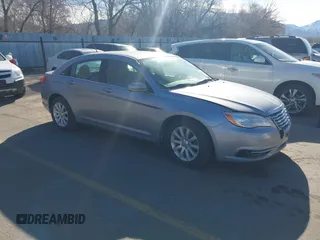 2013 Chrysler 200 Touring with VIN 1C3CCBBG2DN527898, listed as a IAAI auction lot 41850215 with 119,137 mi miles. Bid and sale history available at carsss.com. Image 1.