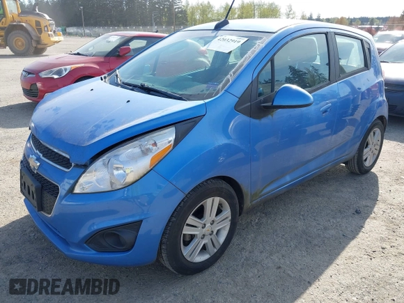 2015 Chevrolet Spark LS with VIN KL8CB6S94FC751401, listed as a IAAI auction lot 42032919 with 61,149 mi miles and . Bid and sale history available at DreamBid. Image 2.