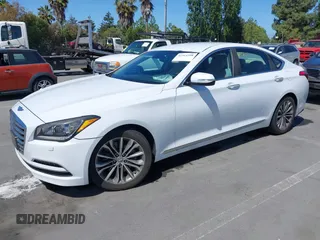 2016 Hyundai Genesis 3.8L z VIN KMHGN4JE2GU120592, wystawiony jako IAAI lot #42314558 z przebiegiem 106 533 mil mil oraz . Historia ofert i sprzedaży dostępna na DreamBid. Obrazek 2.