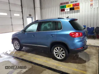 2017 Volkswagen Tiguan Wolfsburg Edition with VIN WVGSV7AX1HK014774, listed as a Copart auction lot 64456925 with 91,999 mi miles and Salvage title. Bid and sale history available at DreamBid. Image 2.