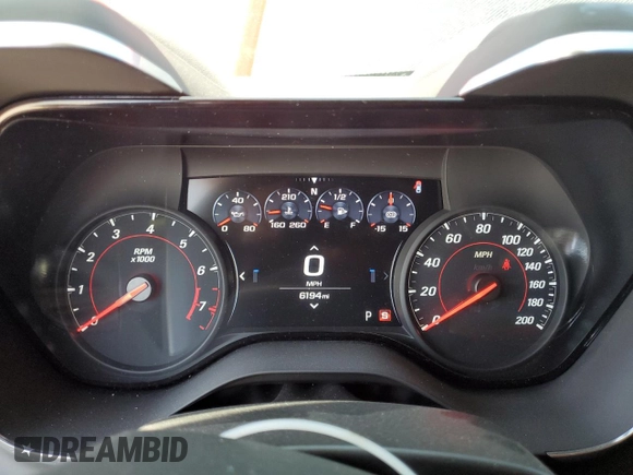 2023 Chevrolet Camaro ZL1 with VIN 1G1FK1R61P0128493, listed as a Copart auction lot 67058044 with 6,194 mi miles and Salvage title. Bid and sale history available at DreamBid. Image 9.