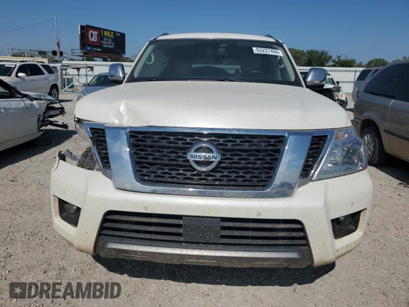 2019 Nissan Armada SV with VIN JN8AY2NC8K9581827, listed as a Copart auction lot 63227494 with 100,554 mi miles and Salvage Title. Bid and sale history available at carsss.com. Image 5.