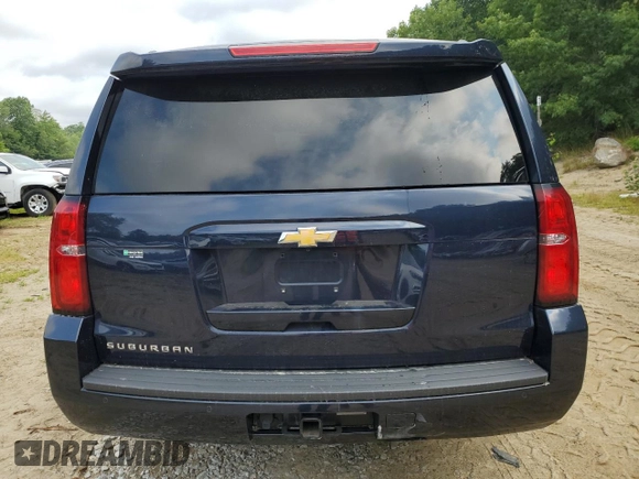 2019 Chevrolet Suburban LT with VIN 1GNSKHKC5KR370813, listed as a Copart auction lot 64362084 with 74,734 mi miles and Salvage Title. Bid and sale history available at DreamBid. Image 6.