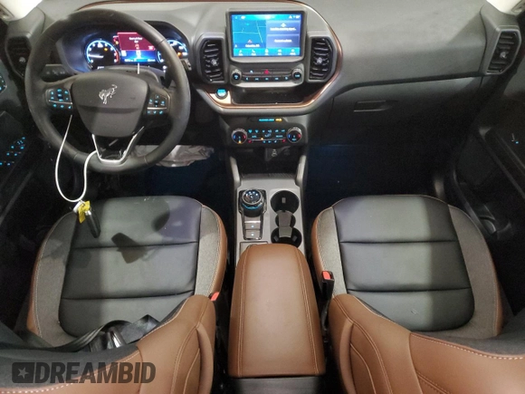 2024 Ford Bronco Sport Outer Banks with VIN 3FMCR9C6XRRF25857, listed as a Copart auction lot 51911225 with 9,073 mi miles and Salvage title. Bid and sale history available at DreamBid. Image 8.