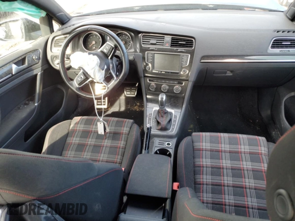 2017 Volkswagen Golf GTI S with VIN 3VW4T7AU7HM053948, listed as a Copart auction lot 51394174 with 55,278 mi miles and Salvage Title. Bid and sale history available at carsss.com. Image 8.