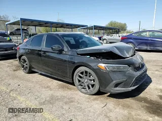 2023 Honda Civic Sport with VIN 2HGFE2F52PH526843, listed as a Copart auction lot 57826055 with 28,758 mi miles and Salvage title. Bid and sale history available at DreamBid. Image 13.