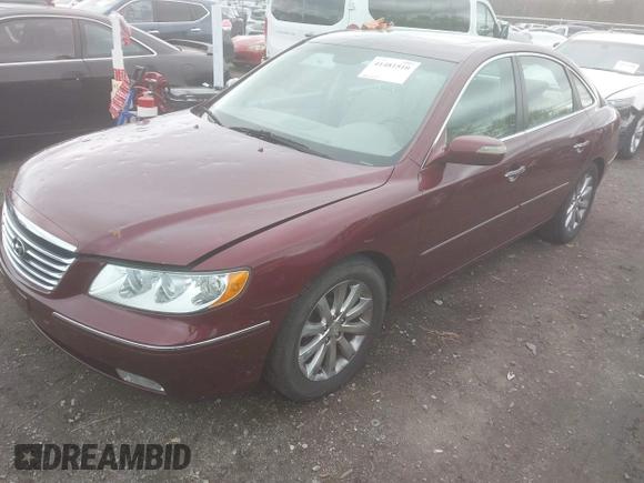 2009 Hyundai Azera Limited with VIN KMHFC46F19A373801, listed as a IAAI auction lot 41481510 with 186,248 mi miles and . Bid and sale history available at DreamBid. Image 15.