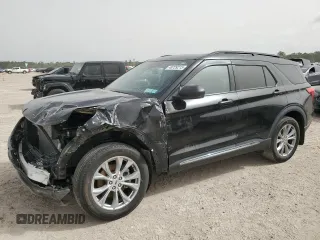 2022 Ford Explorer XLT with VIN 1FMSK8DH0NGB62870, listed as a Copart auction lot 48729215 with 0 mi miles and Salvage Title. Bid and sale history available at carsss.com. Image 1.
