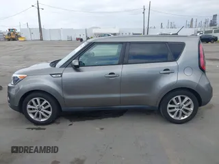 2018 Kia Soul + with VIN KNDJP3A5XJ7579843, listed as a IAAI auction lot 42086255 with 106,886 mi miles. Bid and sale history available at carsss.com. Image 14.