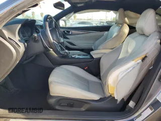2018 Infiniti Q60 Luxe with VIN JN1EV7EL8JM390331, listed as a Copart auction lot 57862095 with 54,676 mi miles and Salvage title. Bid and sale history available at DreamBid. Image 7.