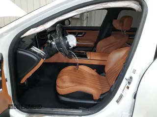 2022 Mercedes-Benz S-Class S 500 with VIN W1K6G6DB9NA136980, listed as a Copart auction lot 86716354 with 0 mi miles and Salvage Title. Bid and sale history available at carsss.com. Image 7.