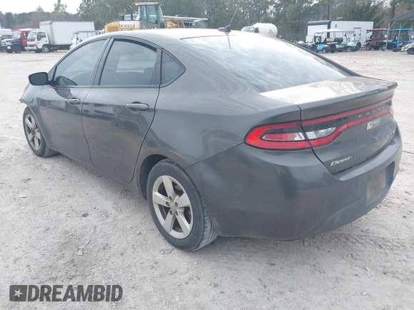 2015 Dodge Dart SXT with VIN 1C3CDFBB3FD309566, listed as a IAAI auction lot 41749617 with 180,188 mi miles. Bid and sale history available at carsss.com. Image 3.