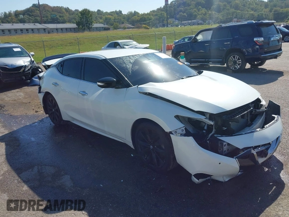 2017 Nissan Maxima Platinum with VIN 1N4AA6AP2HC435795, listed as a IAAI auction lot 42212200 with 109,784 mi miles and . Bid and sale history available at DreamBid. Image 1.