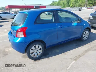 2008 Toyota Yaris with VIN JTDJT923285177722, listed as a IAAI auction lot 42178601 with 183,828 mi miles. Bid and sale history available at carsss.com. Image 4.