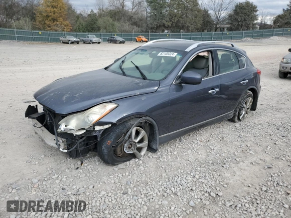 2010 Infiniti EX Journey with VIN JN1AJ0HR4AM751703, listed as a Copart auction lot 82105324 with 167,381 mi miles and Salvage Title. Bid and sale history available at DreamBid. Image 1.