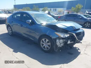 2014 Mazda Mazda3 i Sport with VIN JM1BM1U7XE1192670, listed as a IAAI auction lot 41991826 with 98,987 mi miles. Bid and sale history available at carsss.com. Image 1.