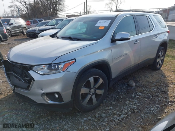 2019 Chevrolet Traverse LT Leather with VIN 1GNERHKW7KJ269791, listed as a IAAI auction lot 41599390 with 182,176 mi miles. Bid and sale history available at carsss.com. Image 17.