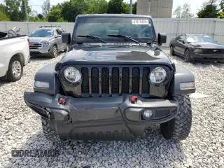 2020 Jeep Wrangler Sport with VIN 1C4GJXAG6LW261344, listed as a Copart auction lot 61875494 with 45,113 mi miles and Salvage title. Bid and sale history available at DreamBid. Image 5.