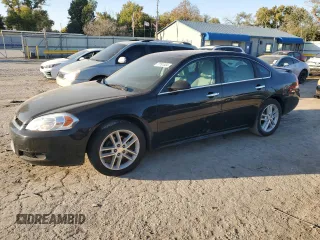2015 Chevrolet Impala LTZ with VIN 2G1WC5E30F1116872, listed as a Copart auction lot 77761004 with 152,633 mi miles and Salvage Title. Bid and sale history available at DreamBid. Image 1.