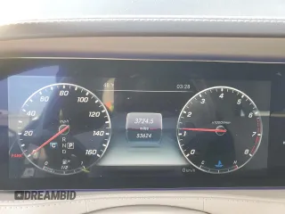 2018 Mercedes-Benz S 560 with VIN WDDUG8GB4JA387477, listed as a Copart auction lot 86575774 with 53,624 mi miles and Salvage Title. Bid and sale history available at carsss.com. Image 9.