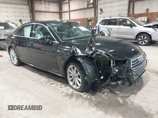 2019 Audi A4 Premium Plus z VIN WAUENAF40KA008374, wystawiony jako IAAI lot #42343556 z przebiegiem 44 145 mil mil oraz . Historia ofert i sprzedaży dostępna na DreamBid. Obrazek 1.