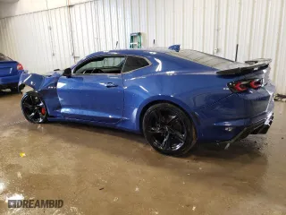 2021 Chevrolet Camaro 1SS with VIN 1G1FF1R79M0100594, listed as a Copart auction lot 44053135 with 29,221 mi miles and Salvage Title. Bid and sale history available at carsss.com. Image 2.