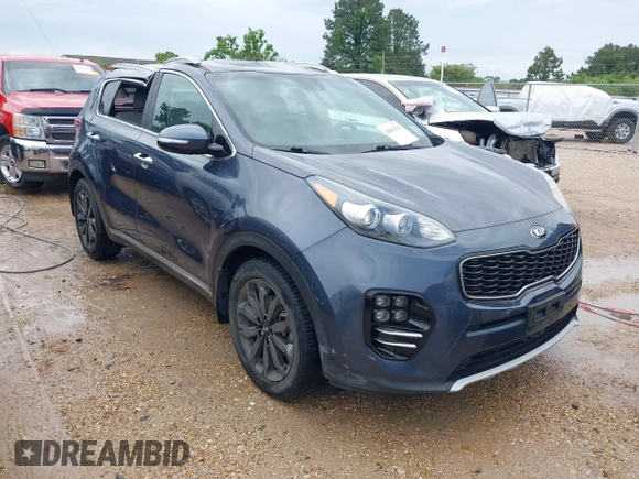 2019 Kia Sportage EX with VIN KNDPN3AC3K7569882, listed as a IAAI auction lot 42094311 with 67,816 mi miles and . Bid and sale history available at DreamBid. Image 1.