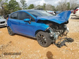 2017 Ford Fiesta SE with VIN 3FADP4EJ5HM144342, listed as a Copart auction lot 44688225 with 106,221 mi miles and Salvage Title. Bid and sale history available at carsss.com. Image 4.