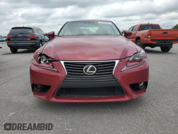 2015 Lexus IS 250 with VIN JTHBF1D25F5055742, listed as a Copart auction lot 61254235 with 102,971 mi miles and Salvage title. Bid and sale history available at DreamBid. Image 5.