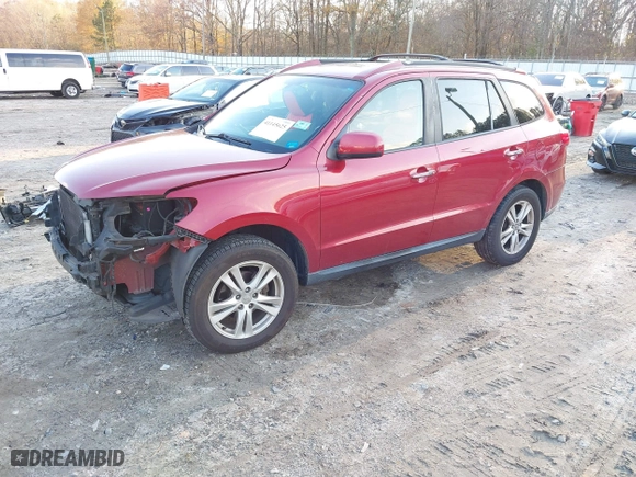2012 Hyundai Santa Fe Limited with VIN 5XYZK3AB8CG117309, listed as a IAAI auction lot 41145625 with 196,477 mi miles. Bid and sale history available at carsss.com. Image 2.